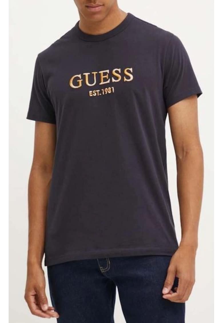 Tricou din amestec de bumbac cu logo