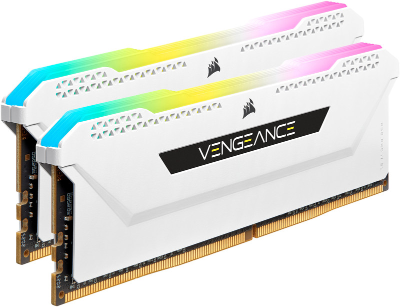 Memorie Corsair Vengeance RGB PRO SL White 16GB DDR4 3200MHz CL16 Dual Channel Kit