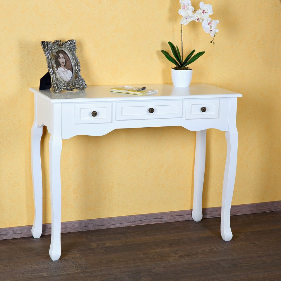 MAA12 - Masa alba toaleta cosmetica machiaj cu masuta vanity