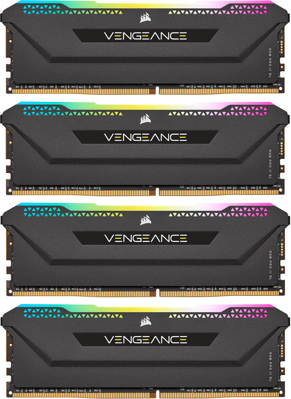 Memorie Corsair Vengeance RGB PRO SL 32GB DDR4 3200MHz CL16 Quad Channel Kit