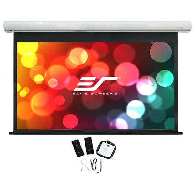 Ecran proiectie electric perete/tavan Saker SK200XHW2 443 x 249 cm Format 16:9