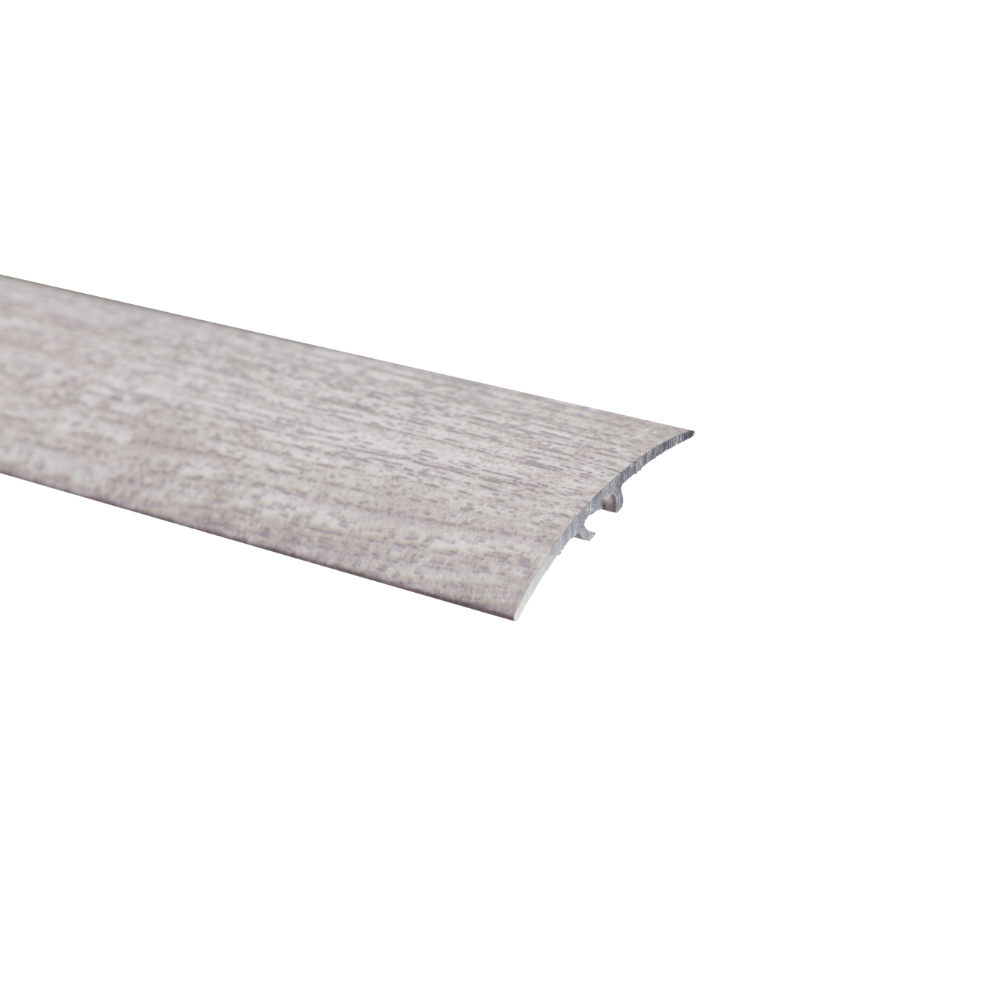 Profil de trecere din aluminiu SET, diferenta de nivel variabila, stejar gri, 40 mm, 2.7 m