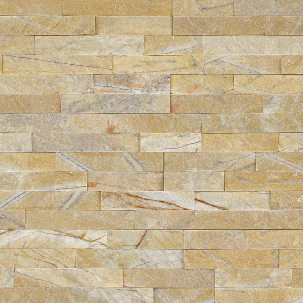 Piatra decorativa naturala Modulo Natimur, bej, interior/ exterior