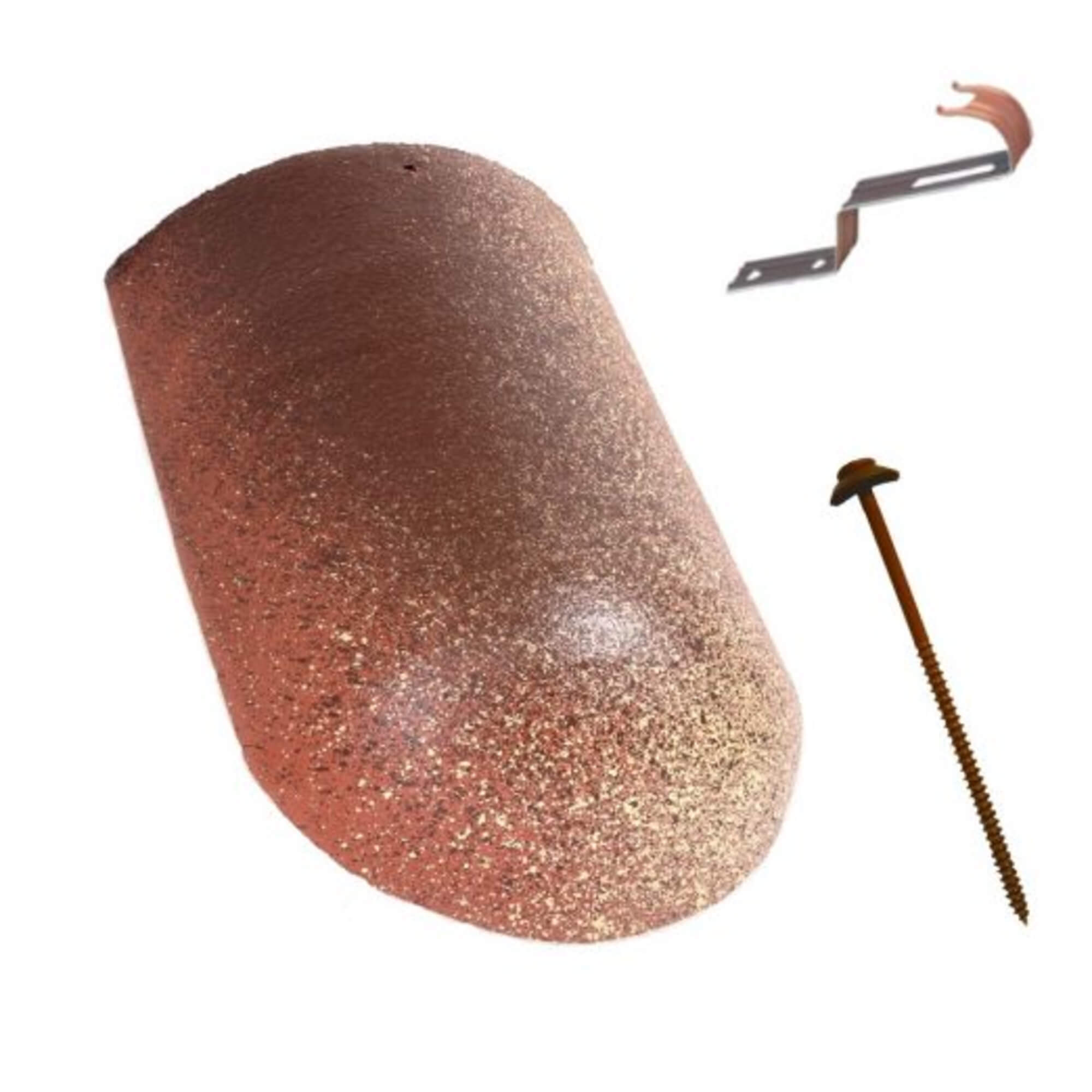 Tigla coama de inceput Coppo Ferrara, Color System, natur, 240/225 x 370 mm