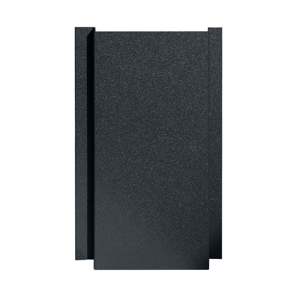 Profil metalic decorativ pentru gard Deco, montaj de gard, gri, 2 m, 170 x 20 mm