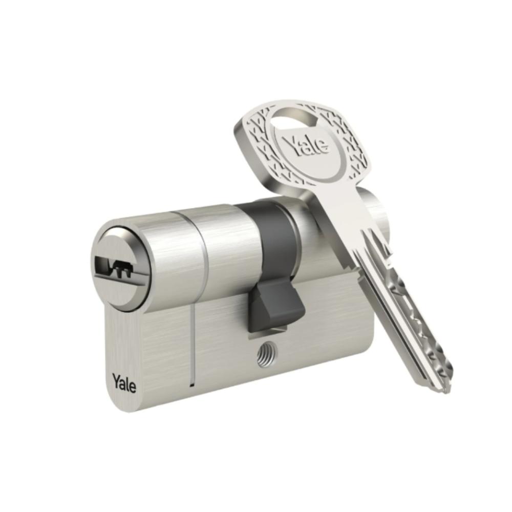 Cilindru Yale 1350, alama, nichel satinat, 35 x 45 mm, 5 chei amprentate