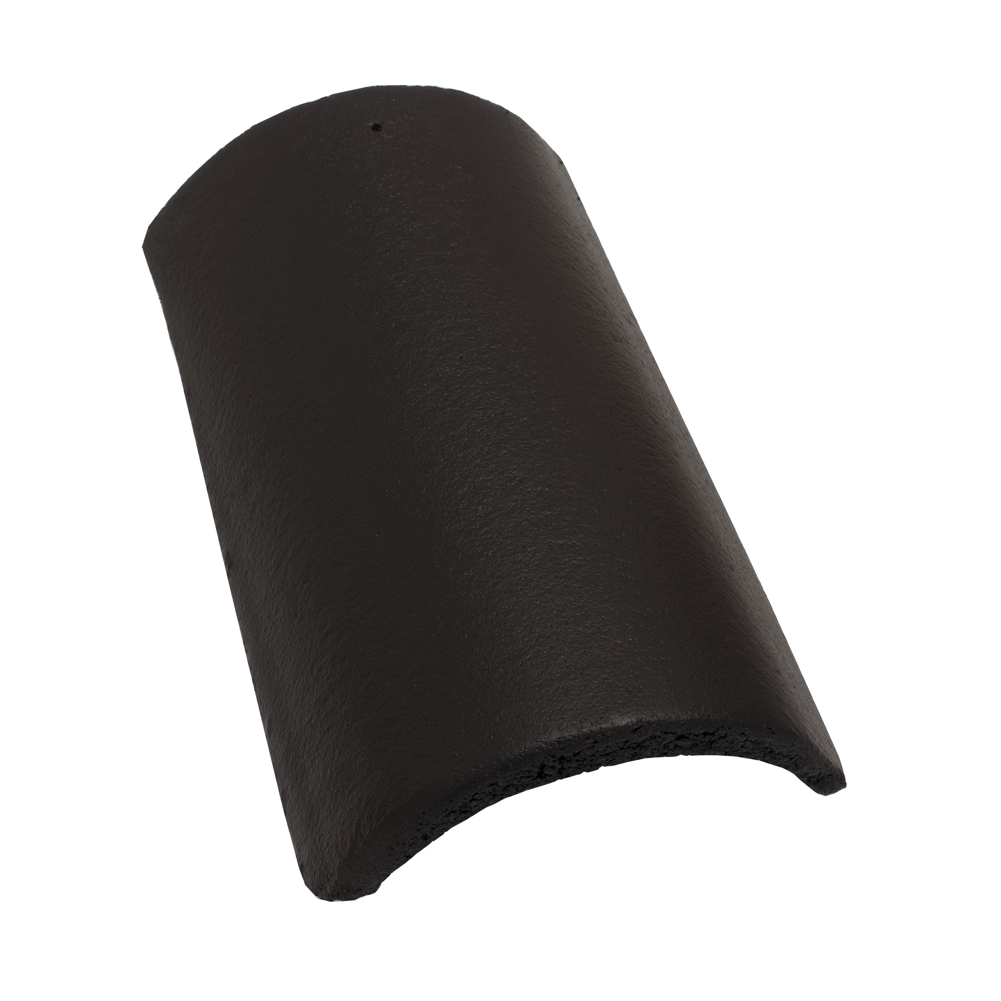 Tigla de coama Terran Danubia + clema de fixare, negru, 250 x 420 mm, 4.7 kg/buc