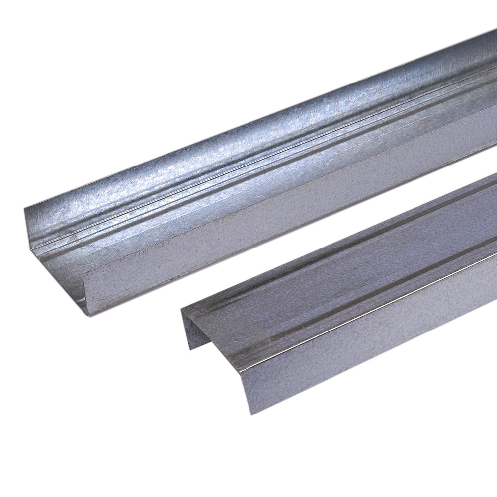 Profil UW ECO, pentru gips-carton, 75 x 3000 x 0.5 mm