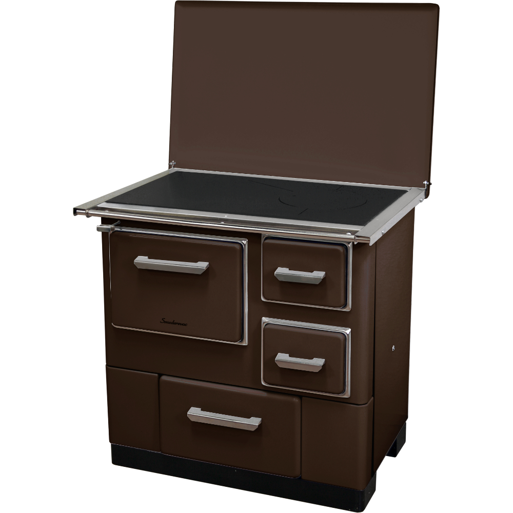 Soba MBS 3, maro, 6.5 - 10 kW, stanga