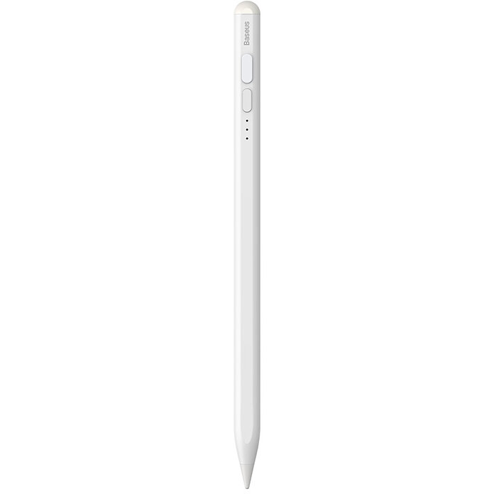 Stylus Pen Smooth Wireless Active 2 Compatibil cu Tablete Apple iPad Indicatori LED Palm Rejection 130 mAh Cablu USB-C Inclus Alb