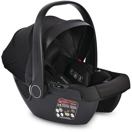 Cosulet Auto pentru Copii Aria Luxe Panou de Ventilatie Tetiera Reglabila Maner Reglabil 0-15 Luni 40-87Cm Black Jasper