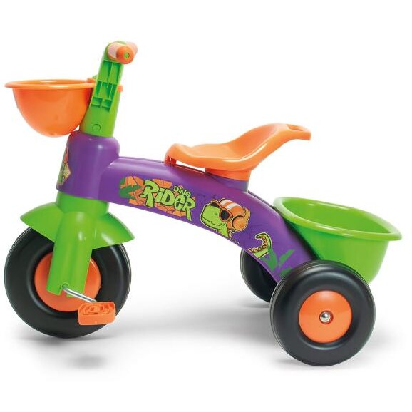 Tricicleta cu Pedale pentru Copii Dino Rider Inspirata din Desenele cu Dinozauri 1-3 Ani