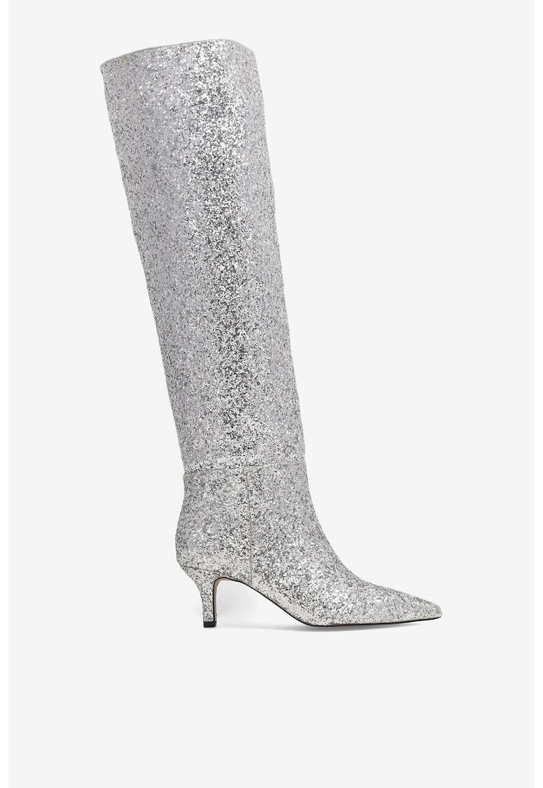 Cizme dama 5905588237150 - Sintetic - Argintiu - Argintiu