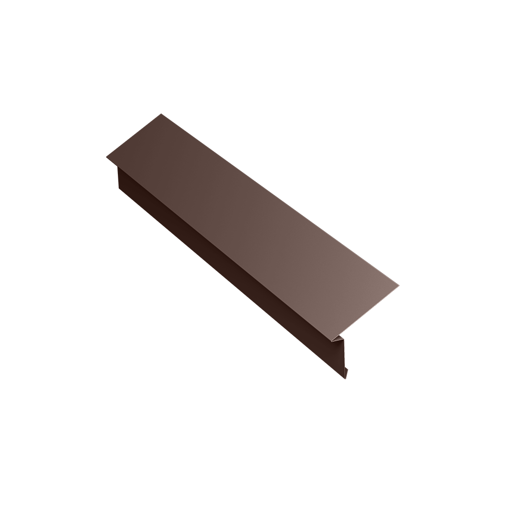 Sort streasina Caretta, maro, RAL 8017, mat, L 2 m