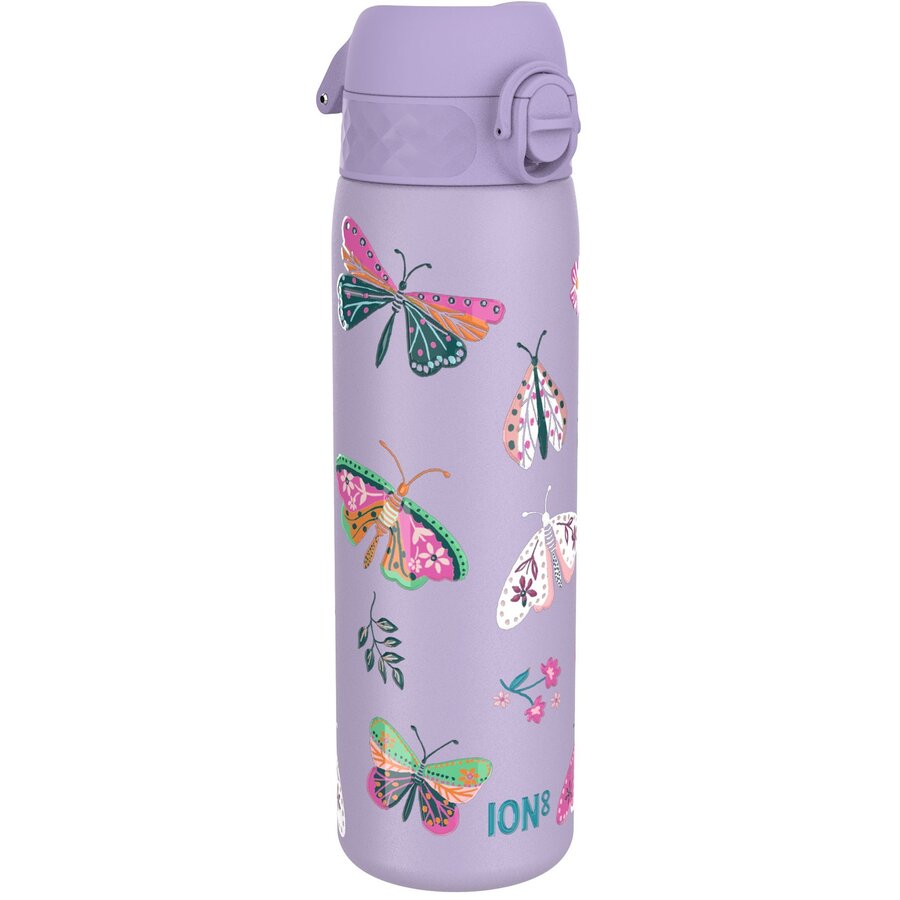 Sticla de Apa Butterflies Slim Inox 500ML Mov