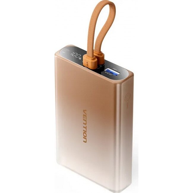 Baterie Externa 10000mAh USB-C + Lightning + USB-A 22.5W Maro