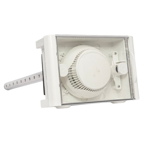 Carcasa pentru detector fum cu tubulatura, compatibila cu SensoIRIS B124 si SensoMAG B24 - TELETEK Duct-Housing