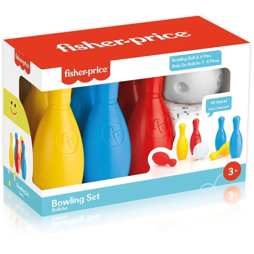 Set Bowling Colorat +2ani Plastic Multicolor