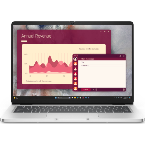 Laptop Pro FHD+ 14 inch Intel Core Ultra 7 255U 16GB 1TB SSD Windows 11 Pro Platinum Silver