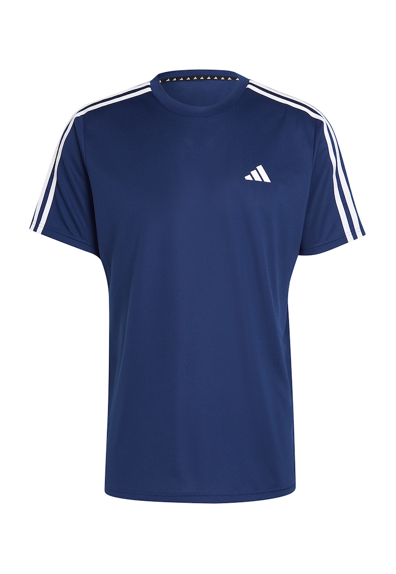 Tricou regular fit cu logo pentru fitness - Bleumarin