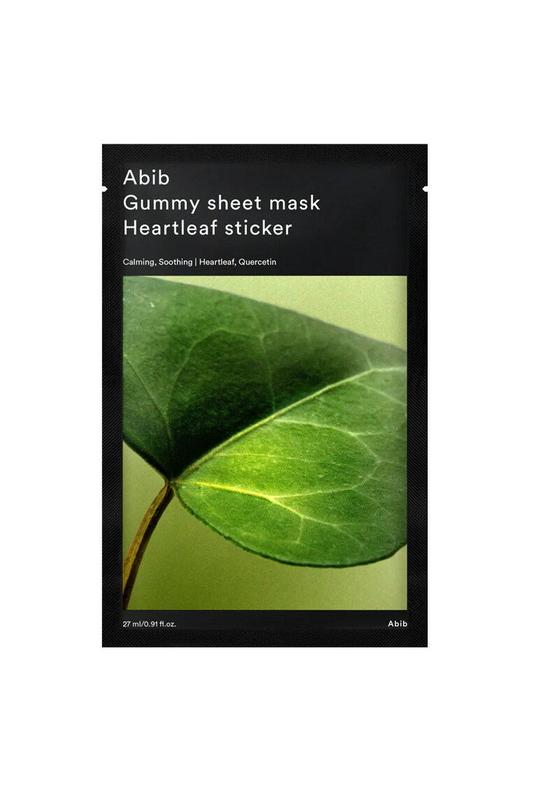 Masca de fata - Gummy Sheet Face Mask - Sticker Heartleaf - Calmant - 27ml