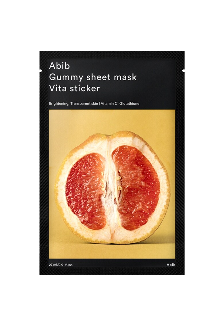 Masca de fata cu efect iluminator Gummy Sheet Vita - 27ml