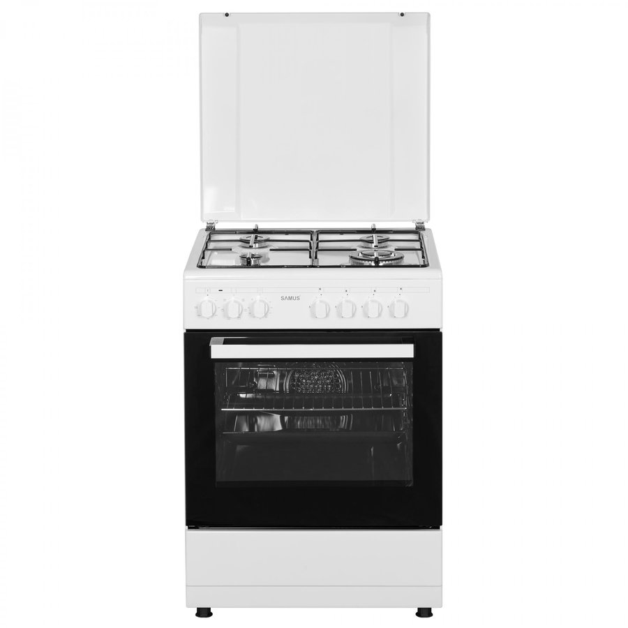 Aragaz SM662AENS Gaz 4 arzatoare Alb