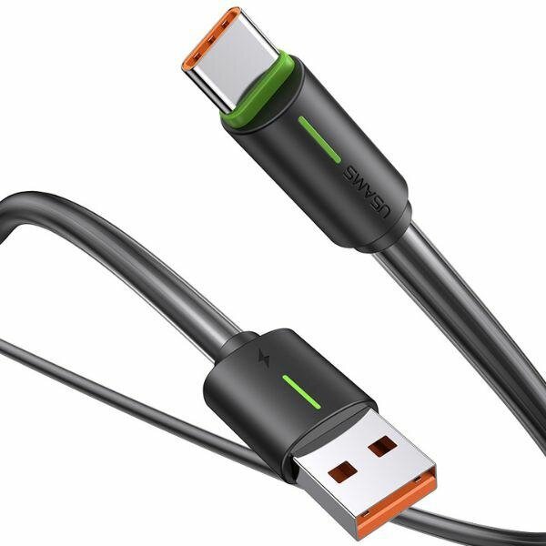 Cablu de date Seria YR, USB-C la USB-C, 18W, 480 Mbps, 1m, Negru