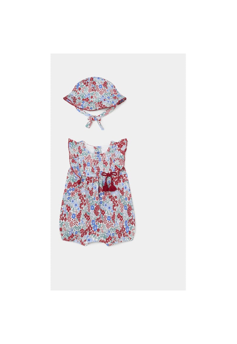 Salopeta fete - 303994884 - Bumbac/Poliester - Multicolor - Multicolor