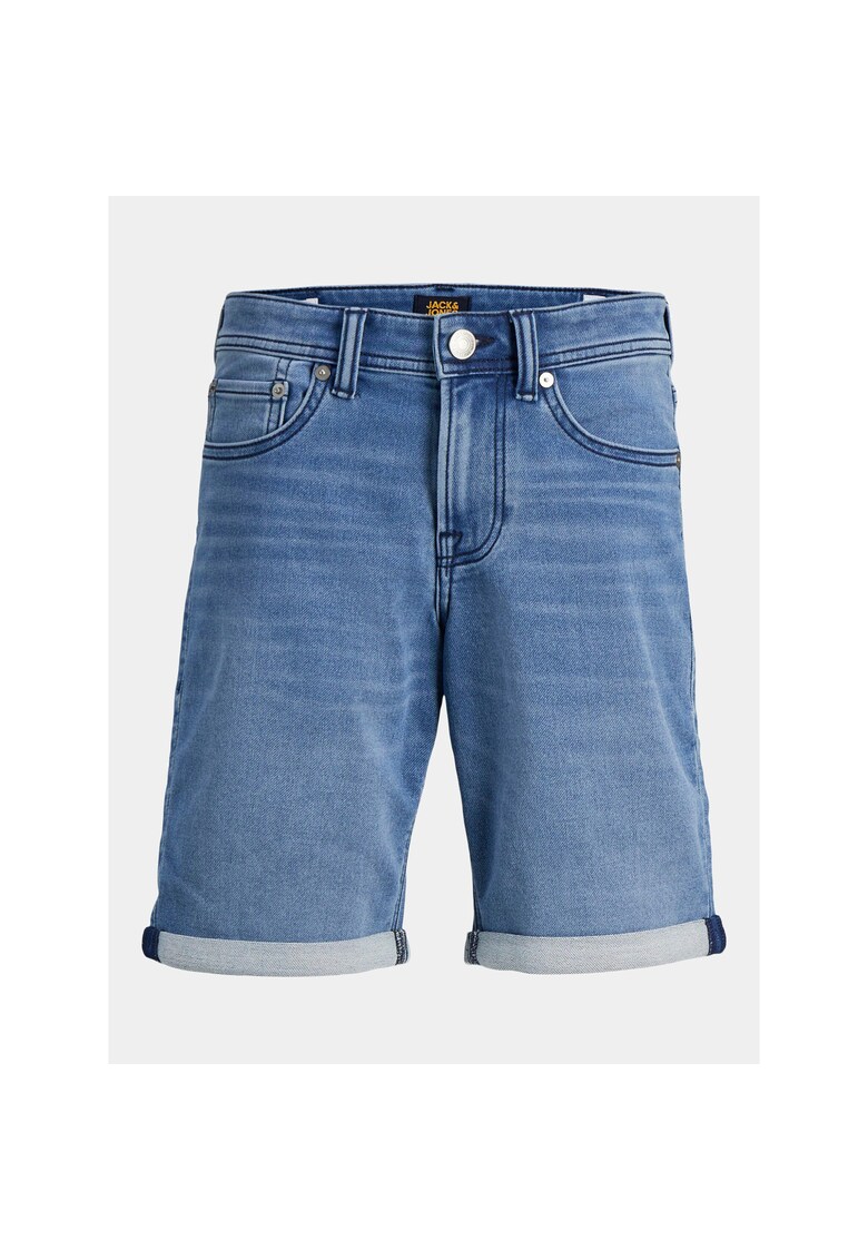 Pantaloni scurti baieti - 303521578 - Albastru - Bumbac