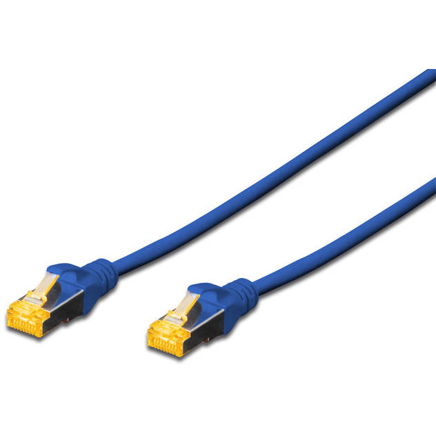 Patchcord S/FTP Cat 6A 10m Blue