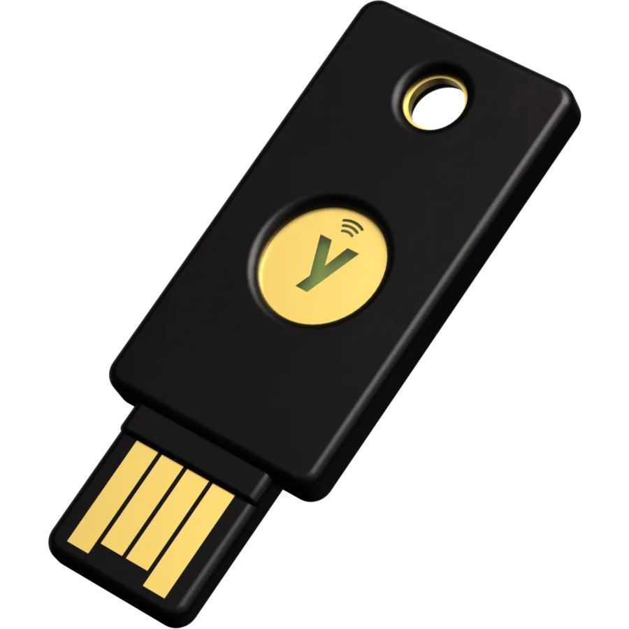 Dispozitiv Criptografic Securizat Tip Token Security Key NFC USB-A Negru