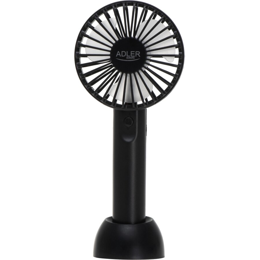 Mini Ventilator Portabil AD 7338 3 Setari de Viteza Incarcare USB-C Negru