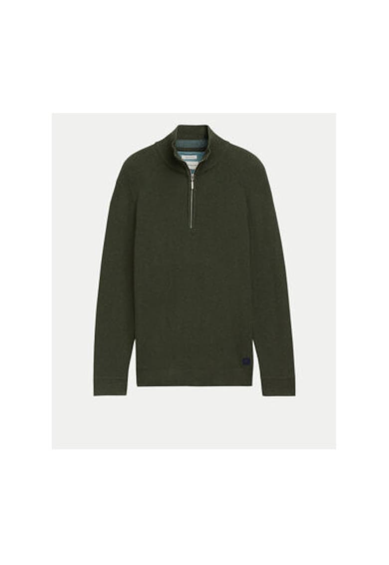 Pulover barbati - 304210679 - Bumbac - Verde - Verde