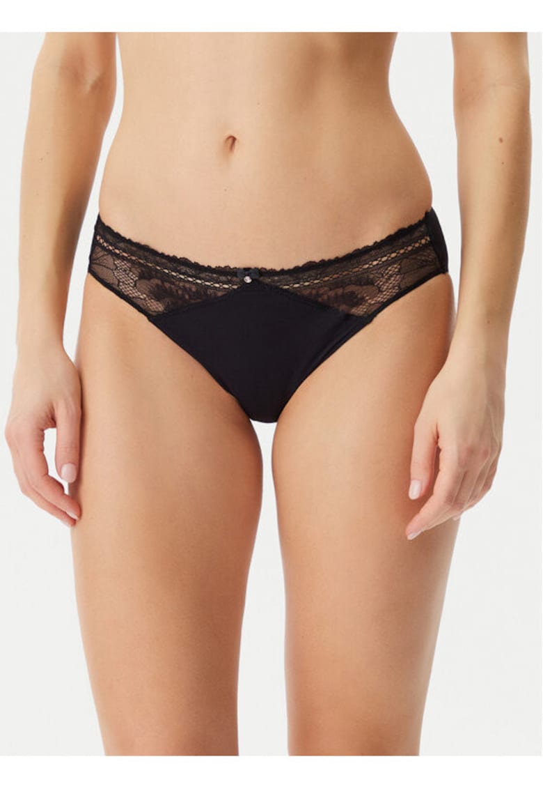 Chiloti dama - 305024190 - Poliamida/Elastan - Negru - Negru