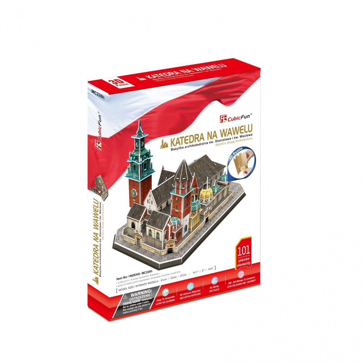 Puzzle Puzzle 3D Wawel Cathedral 101 pieces