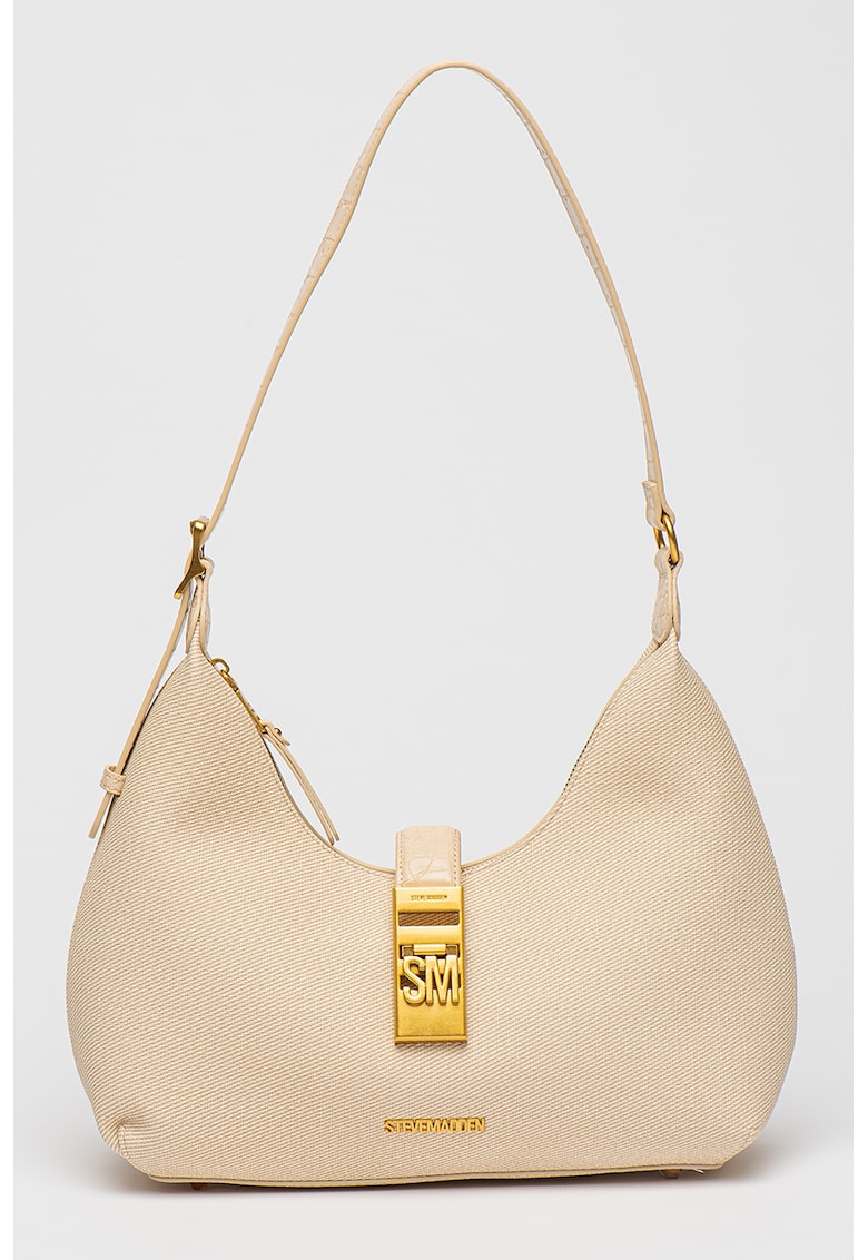 Geanta de piele ecologica cu bareta de umar Ovie - Bej