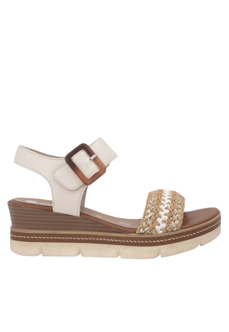 Sandale casual - dama - D2L55-60 bej - piele ecologica D2L55-60 - Bej