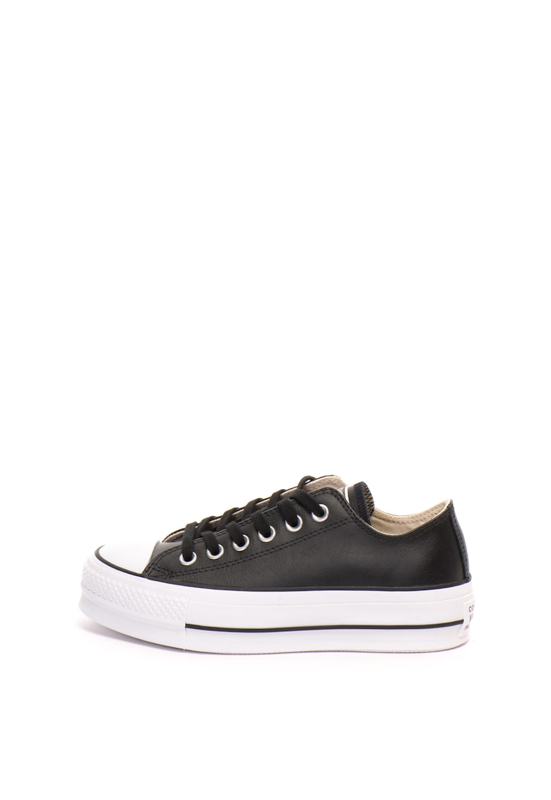 Tenisi flatform de piele Chuck Taylor All Star
