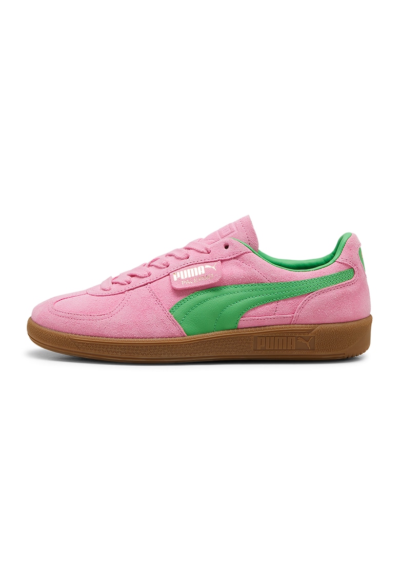 Pantofi sport de piele intoarsa Palermo Special - Verde/Roz