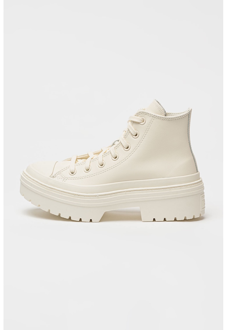 Pantofi sport din piele All Star Lugged Heel - Alb fildes