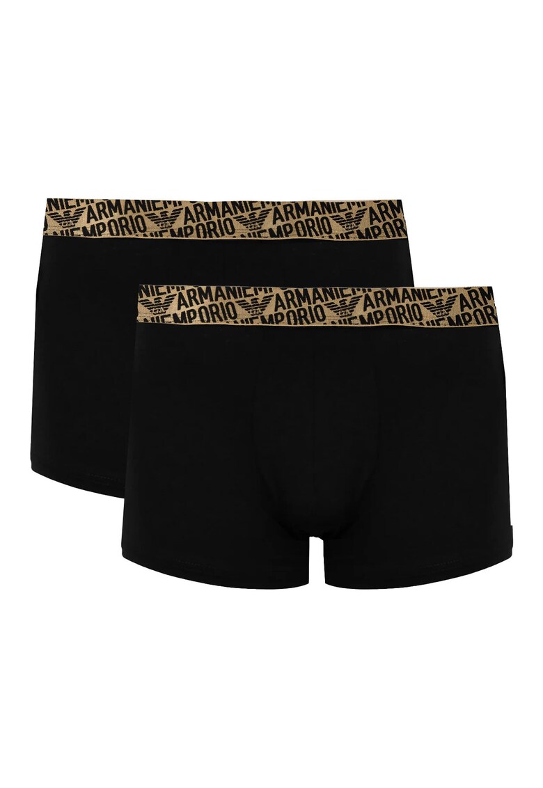 Set de boxeri cu banda logo - 2 perechi -