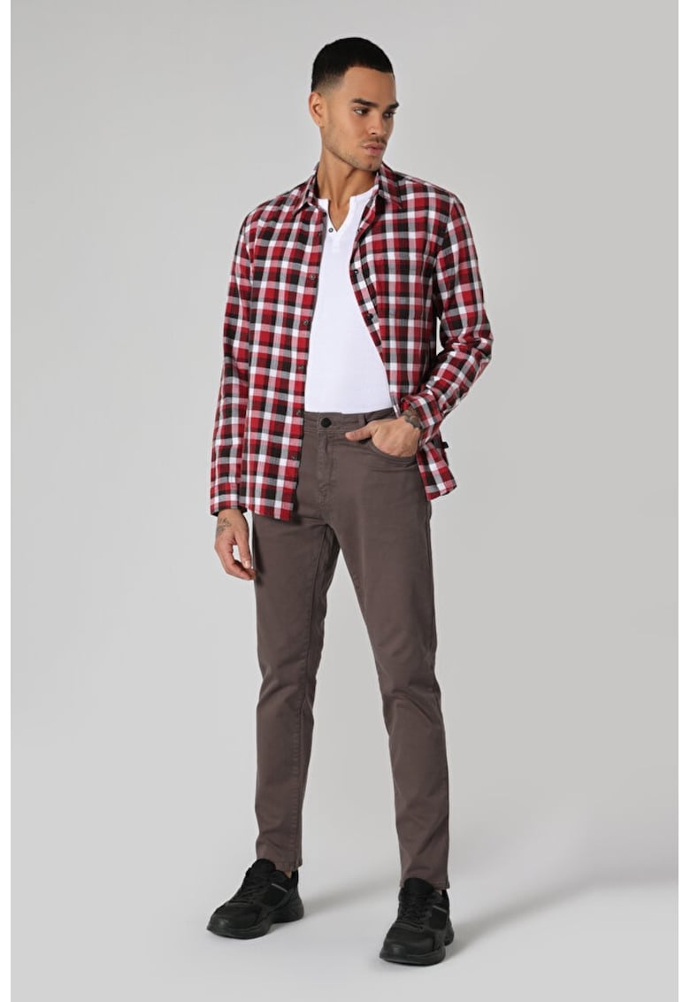 Pantaloni Antracit Straight Fit Barbati