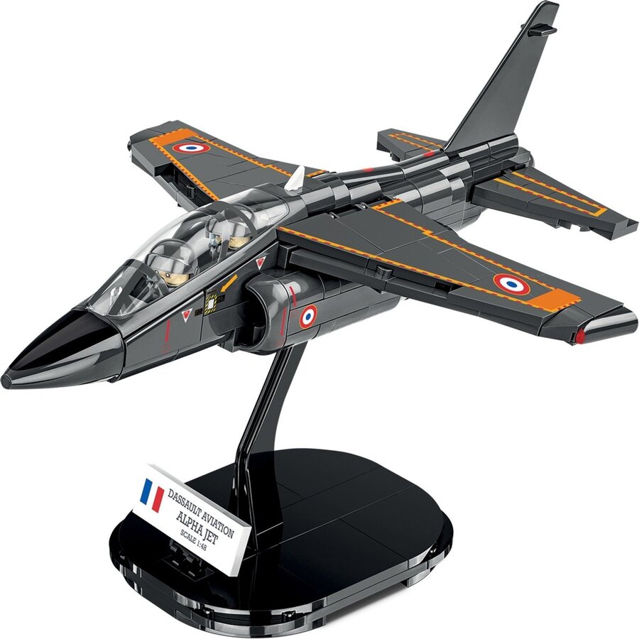 Set de Constructie Alpha Jet 364 Piese Varsta 8 Ani+ Gri Inchis