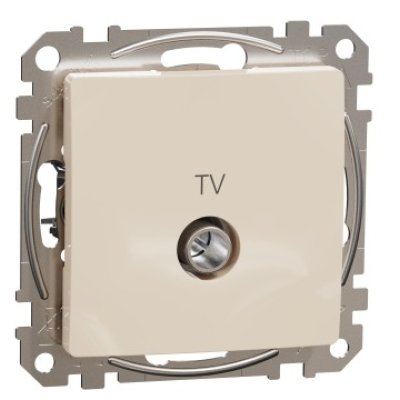 Priza TV finala 4dB Schneider SDD112471 Sedna Design bej