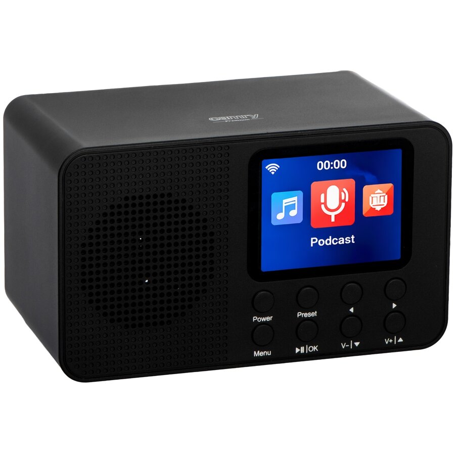 Radio Digital CR 1918 Ecran TFT Color 2.4Inch Conectivitate Bluetooth Wi-Fi 2.4GHz RMS 3W Negru