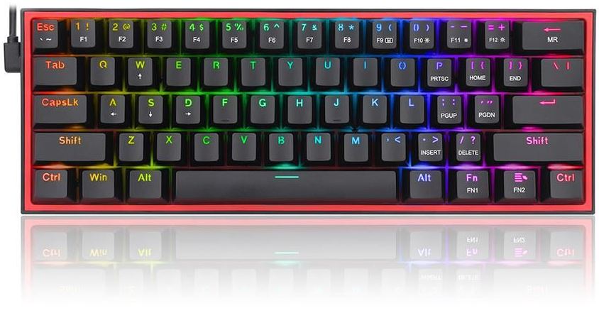 Tastatura Gaming Redragon Fizz Black RGB Mecanica Red Switch