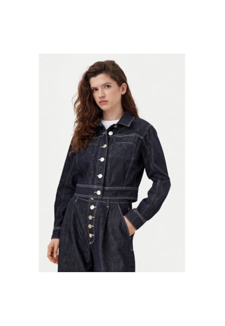 Geaca dama - 304578632 - Bumbac - Albastru - Albastru