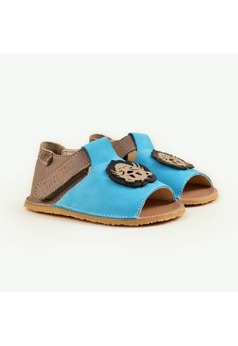 Sandale Barefoot din piele naturala - Nala - Albastru - Albastru