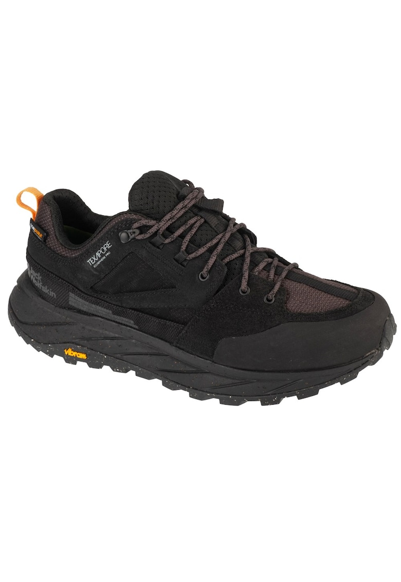 Pantofi de trekking Terraquest Texas Low - Piele ecologica - Negru